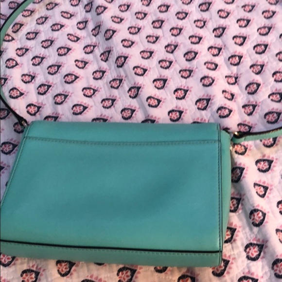 light blue Kate spade cross body purse - Picture 3 of 4